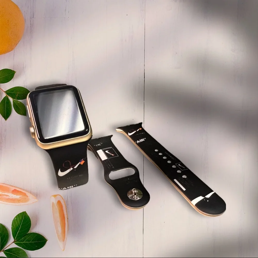 Watchband for Apple Watch Sports Lover in Black Design